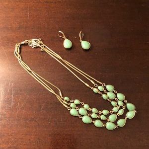 Napier earring and necklace set.